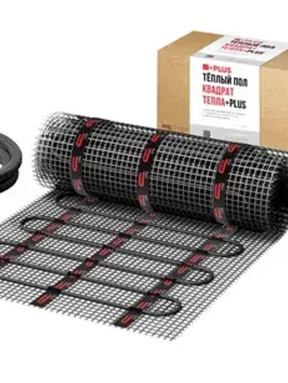 Теплый пол Мат "Квадрат тепла" СТН КМ PLUS