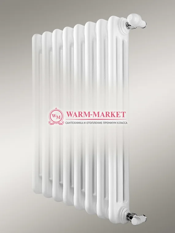 Трубчатый радиатор, трехтрубный с боковым подключением