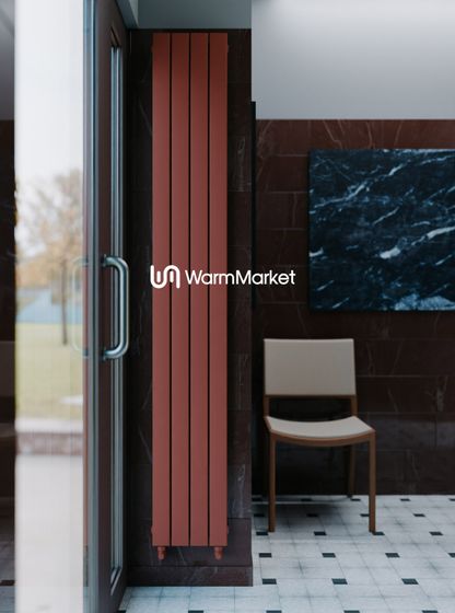 Bareng Temper V 1750 - вертикальный трубчатый радиатор высотой 1750 мм, нижнее разнесенное подключение