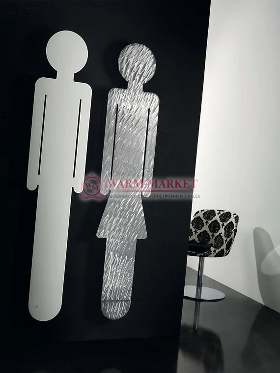 Вертикальный дизайн радиатор Antrax IT Oreste and Emma