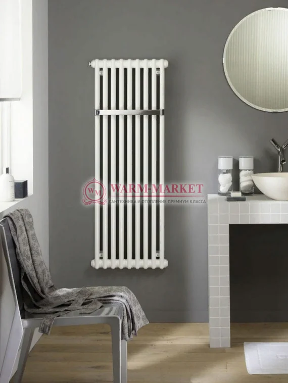Вертикальный трубчатый радиатор Zehnder 4150 №1270 с боковым подключением