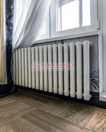 Трубчатый радиатор KZTO Garmonia V1 высотой 445 мм