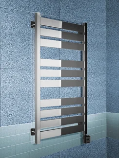 Centurion E - электрический полотенцесушитель с квадратными и прямоугольными перекладинами, 600х600 мм