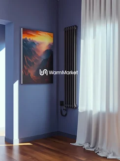 Bareng Softy Electric 2150 - электрический вертикальный двухтрубный трубчатый радиатор высотой 1500 мм