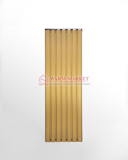 Вертикальный дизайн радиатор Anit Vertical 1500 анодированный алюминий цвет золото