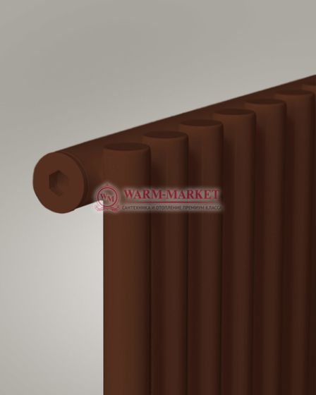 Garmonia A25 V1 - вертикальный трубчатый радиатор высотой 1784 мм коричневого цвета