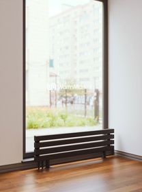 Bareng Livian ZN 2500 - напольный трубчатый радиатор шириной 2500 мм, нижнее левое подключение