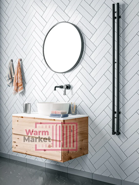 Axxinot Ture 2 - узкий водяной дизайн полотенцесушитель из нержавеющей стали