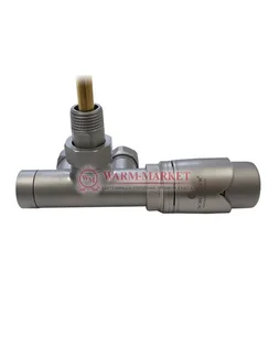 Клапан с погружающей трубкой Duo-Plex DN15 GZ 1/2xM22 x1,5 с термоголовкой Сатин