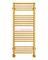 Аврора П20-2 - водяной полотенцесушитель с полкой, нижнее подключение, цвет золото