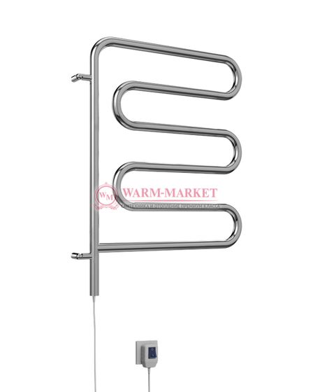 Ш-образный поворотный электрический полотенцесушитель