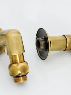 Универсальный комплект для подключения полотенцесушителей античная бронза, серия Retro