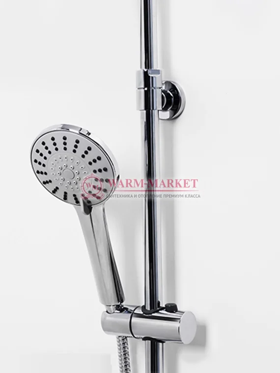 Душевой комплект со смесителем черный A16601-Bl