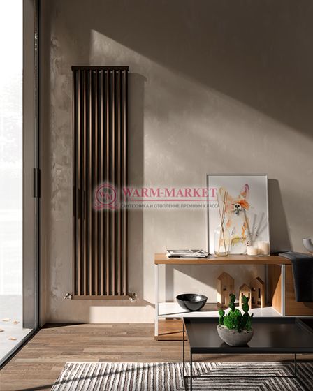 Mandarino Tondo 1200 - цветной радиатор из анодированного алюминия