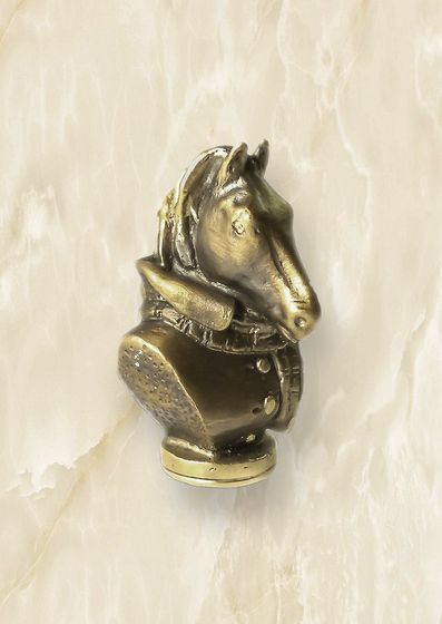 Бронзовая ложка для обуви &quot;Horse&quot;.