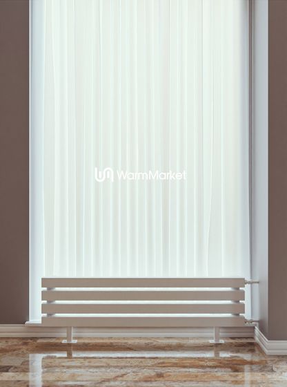 Bareng Livian ZN 800 - напольный трубчатый радиатор шириной 800 мм, боковое подключение