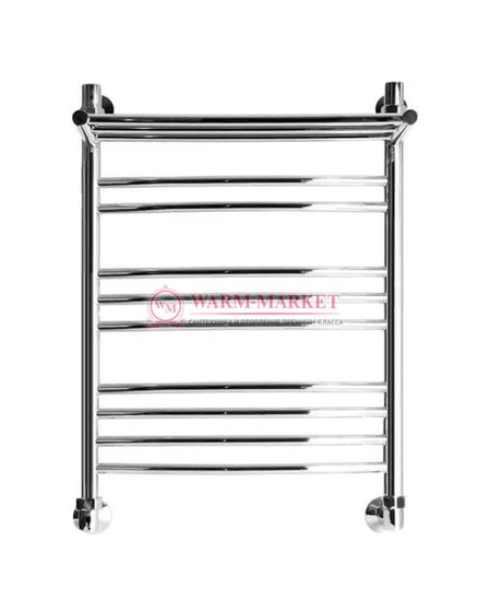 Bogema 2 (дуга) - водяной полотенцесушитель с полкой из нержавеющей стали