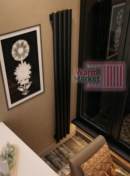 Axxinot Rendo 57 V - вертикальный водяной радиатор высотой 1250 мм, 8 секций