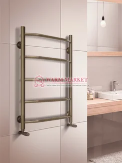 Warmer N Victoria 500х700-5 перекладин полотенцесушитель  c нижним подключением античная бронза