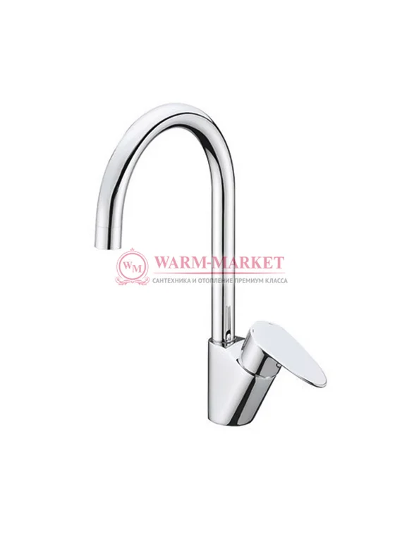 Смеситель для кухни черный 3507-Bl