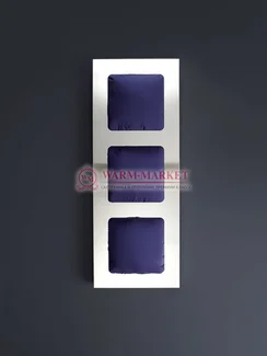 Quadro 12 - водяной дизайнерский полотенцесушитель из нержавеющей стали