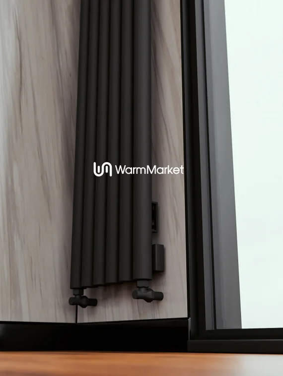 Bareng Monte V 1500 - вертикальный трубчатый радиатор высотой 1500 мм, нижнее разнесенное подключение