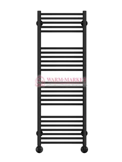 Аврора П22-2 - водяной полотенцесушитель, нижнее подключение, черный