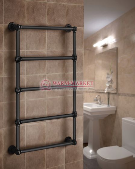 Полотенцесушитель Warmer Bomond в ретро стиле 1000х500 мм, 5 перекладин