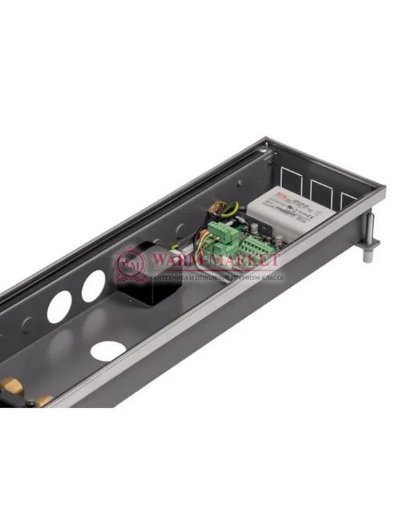 Внутрипольный конвектор Katherm QK nano глубиной 70 мм, шириной 165 мм