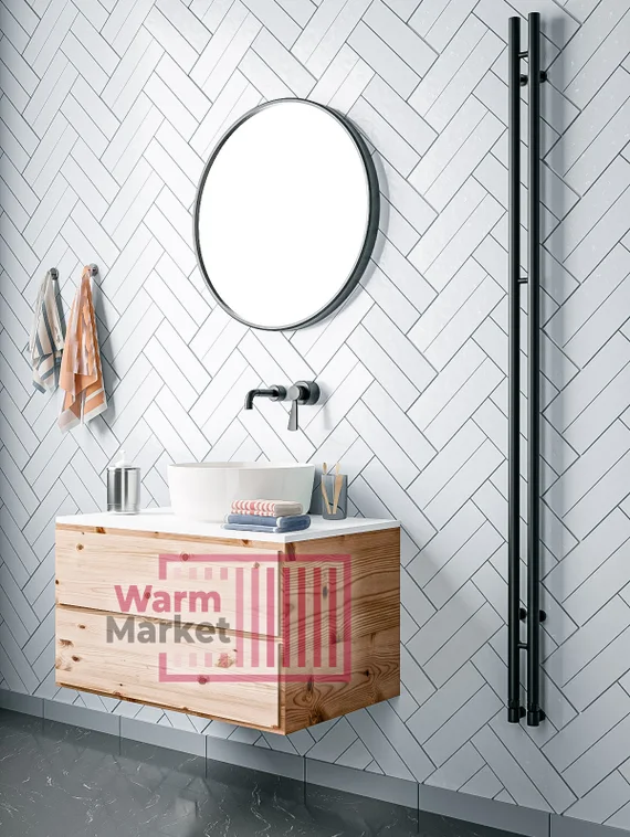 Axxinot Ture 2 - узкий водяной дизайн полотенцесушитель из нержавеющей стали