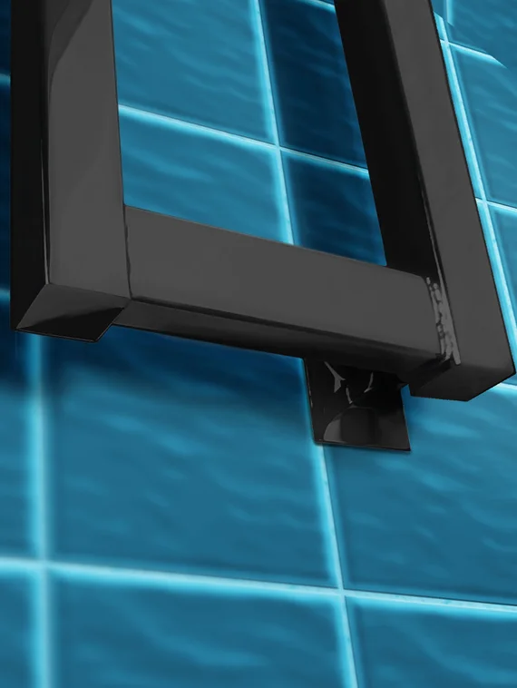 Optima - дизайн полотенцесушитель с боковым подключением