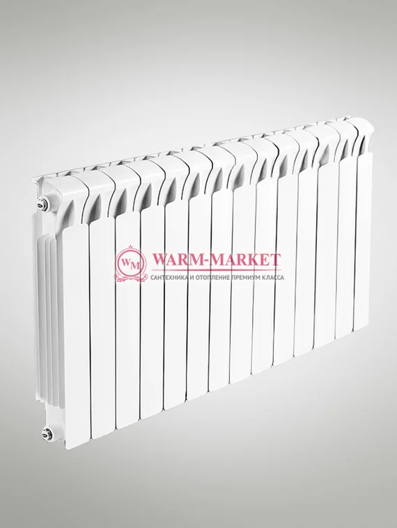 Rifar Monolit Ral 500 - цветной биметаллический радиатор с боковым подключением