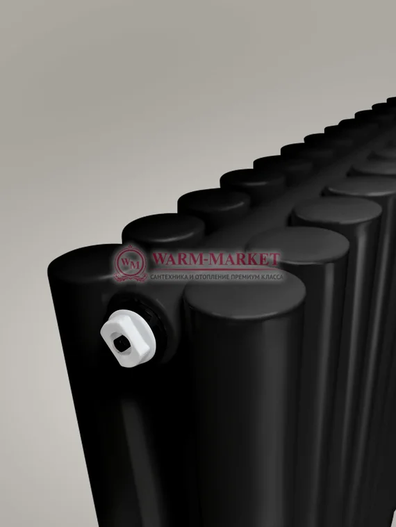 Garmonia A 40 V 2 - вертикальный трубчатый радиатор высотой 1784 мм чёрного цвета