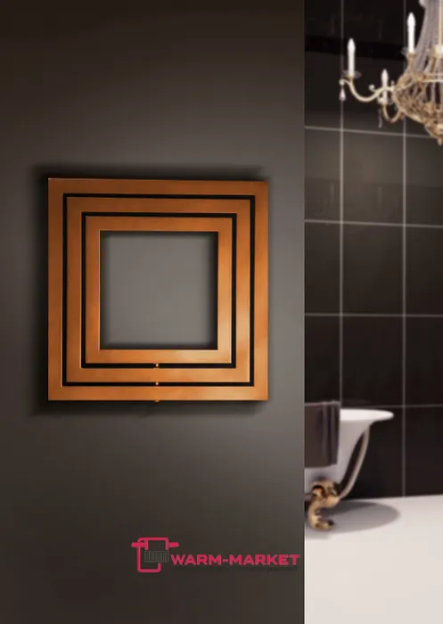 Quadro-2 квадратный дизайн-радиатор для ванной комнаты | Фото 5