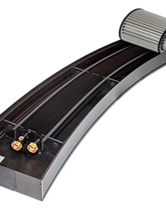 Внутрипольный конвектор с естественной конвекцией Möhlenhoff WSK шириной 180 мм, высотой 90 мм