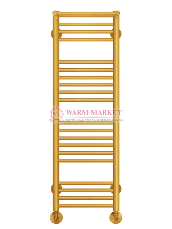 Аврора П20-1 - электрический полотенцесушитель с полкой, цвет золото