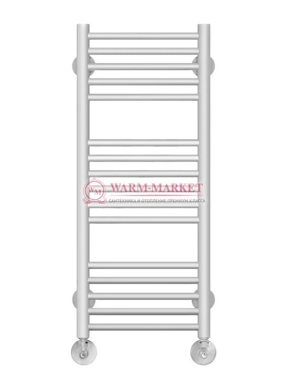 Аврора П16-1- водяной полотенцесушитель, нижнее подключение, белый