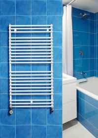 Santorini WE высотой 714 мм - белый Финский электрический полотенцесушитель