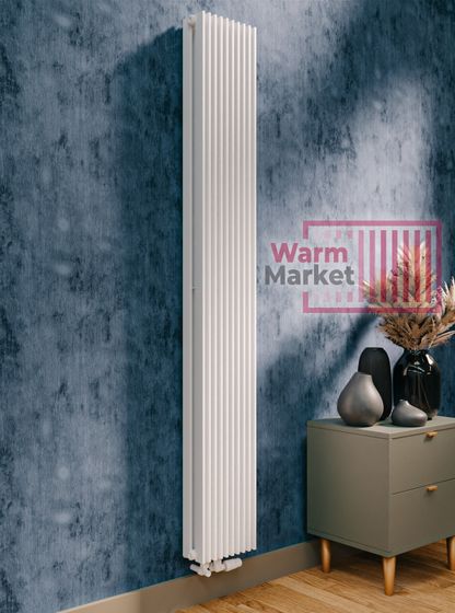 Paralleli v 2 1750 шаг 25 вертикальный трубчатый радиатор из прямоугольного профиля