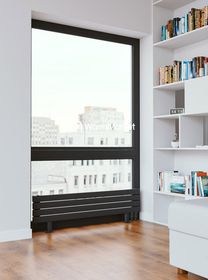 Bareng Temper ZN 1250 - напольный трубчатый радиатор шириной 1250 мм, нижнее правое подключение