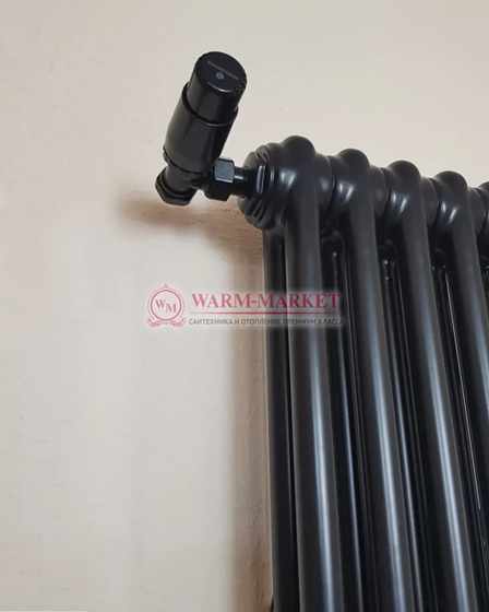 Вертикальный трубчатый радиатор Irsap Tesi RT 21800 двухтрубный, черный