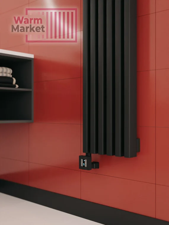 Axxinot Cardea 60х30 VE - вертикальный электрический радиатор высотой 1250 мм, 2 секции
