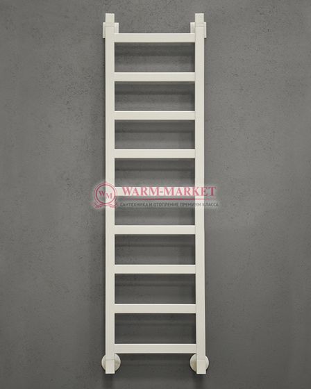 Quadro EQ1 - узкий электрический дизайн-полотенцесушитель с терморегулятором из нержавеющей стали