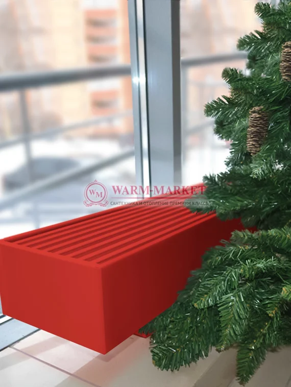 Напольный конвектор KZTO Radiator Элегант мини 80х130  ral 3020