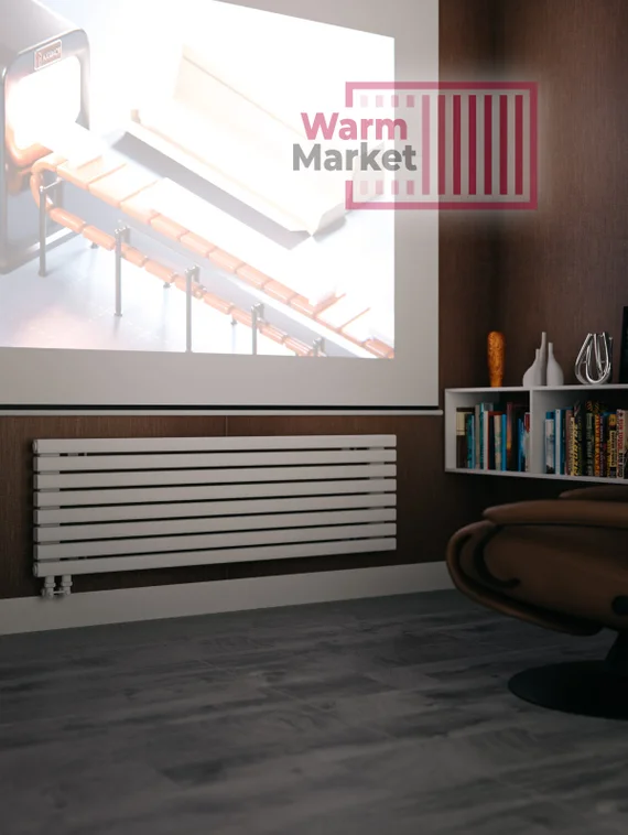 Axxinot Fortalla 40х40 Z - горизонтальный радиатор шириной 800 мм, нижнее разнесенное подключение