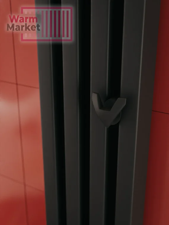 Axxinot Cardea 60х30 VE - вертикальный электрический радиатор высотой 1750 мм, 6 секций