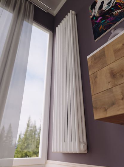 Bronto Pipe 3180 - трехтрубный трубчатый радиатор высотой 1800 мм, боковое подключение