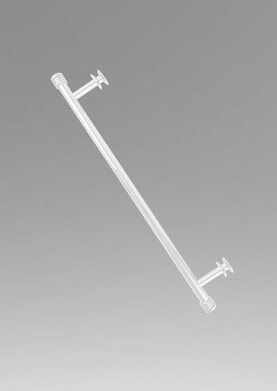 Полка прямая белая