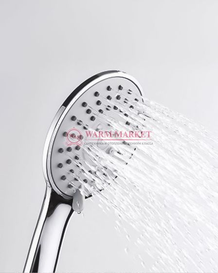 Встраиваемый комплект для душа с верхней душевой насадкой и лейкой черный A14129-Bl