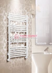 Toscana white - белый полотенцесушитель с квадратным профилем.